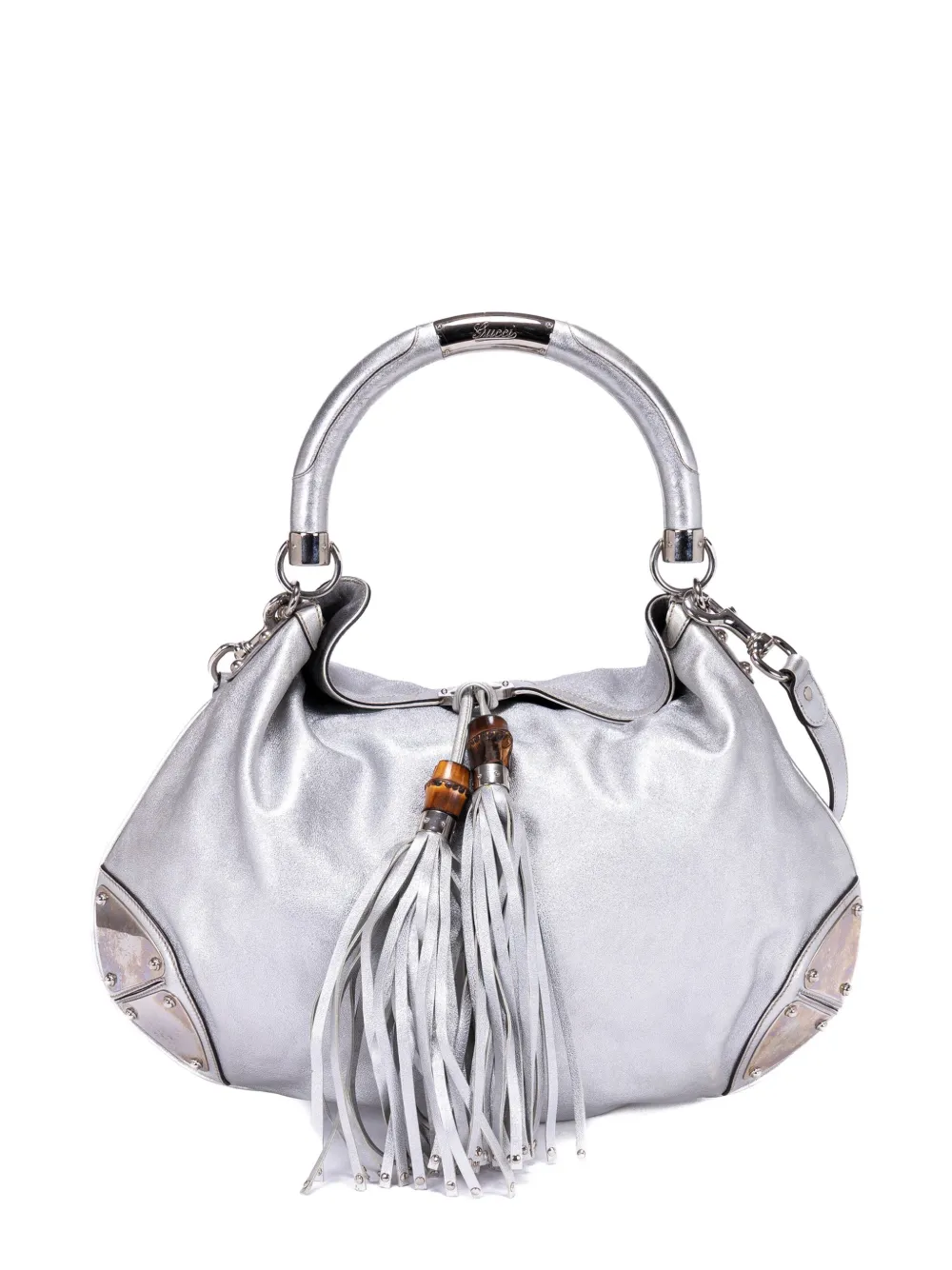 Gucci Pre-Owned Babouska tassel bag - Argento