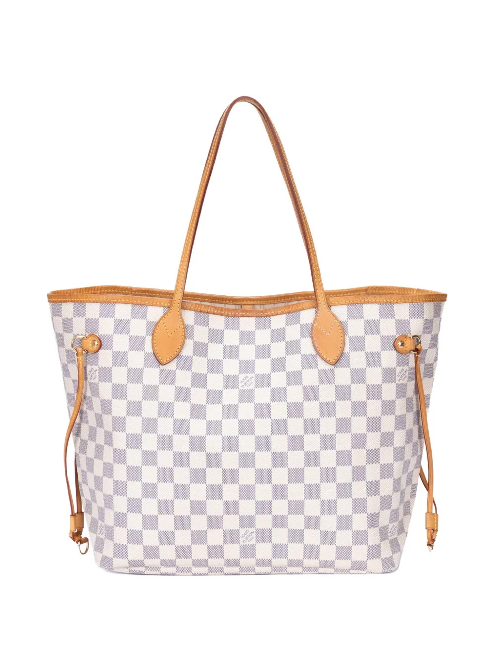 Louis Vuitton Pre-Owned MM Neverfull Damier Azur shoulder bag - Bianco