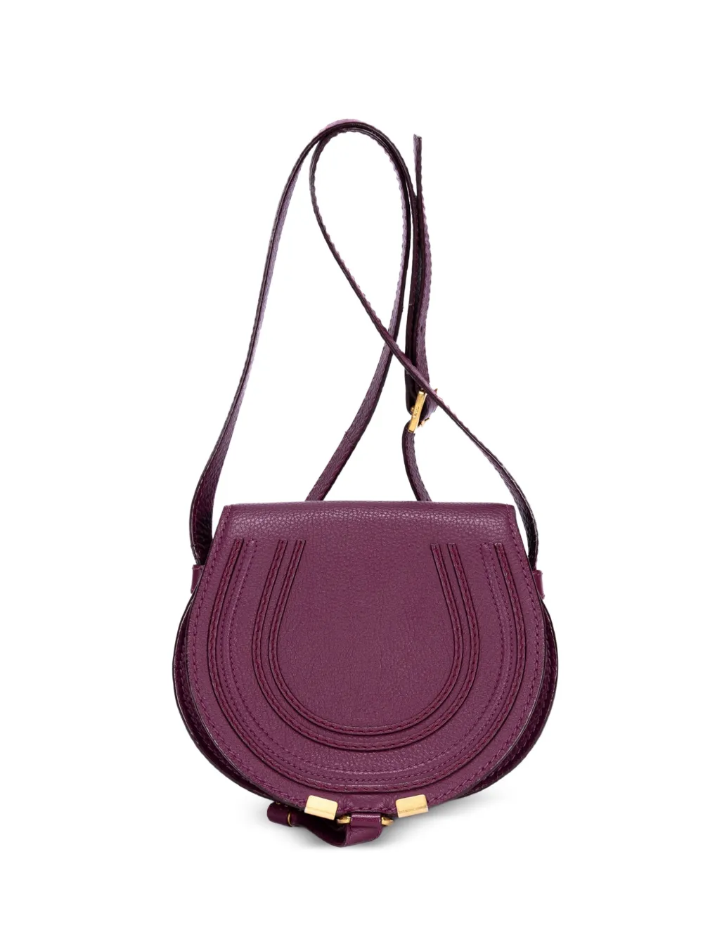 Chloé Pre-Owned Marcie leather shoulder bag - Viola