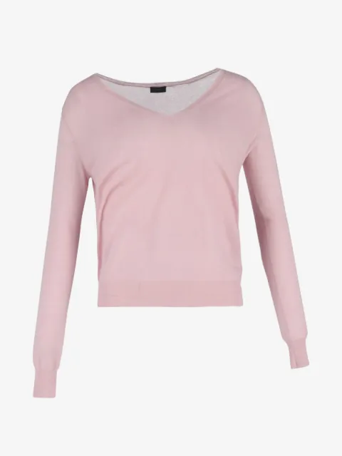 JOSEPH V-neck wool sweater