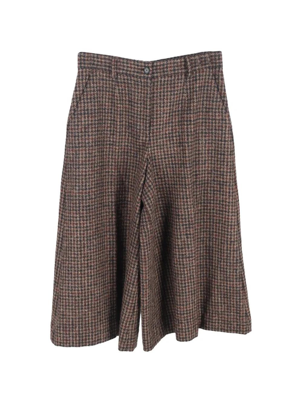 Dolce & Gabbana Pre-Owned houndstooth shorts - Marrone