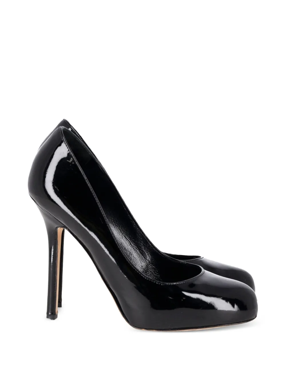 Sergio Rossi Vintage patent-leather pumps - Schwarz