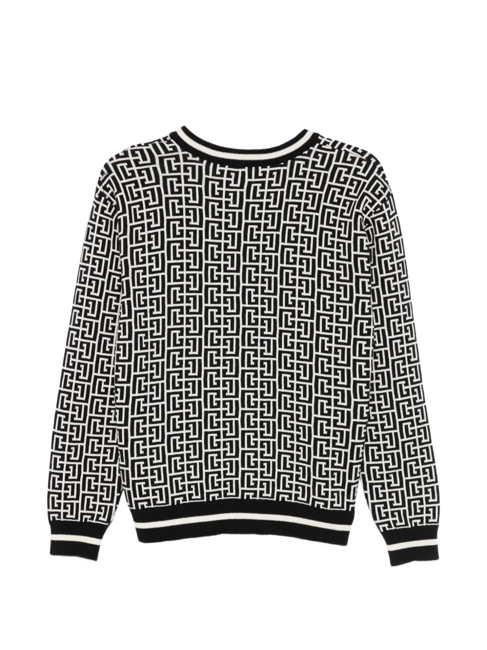 Patterned Button Cardigan