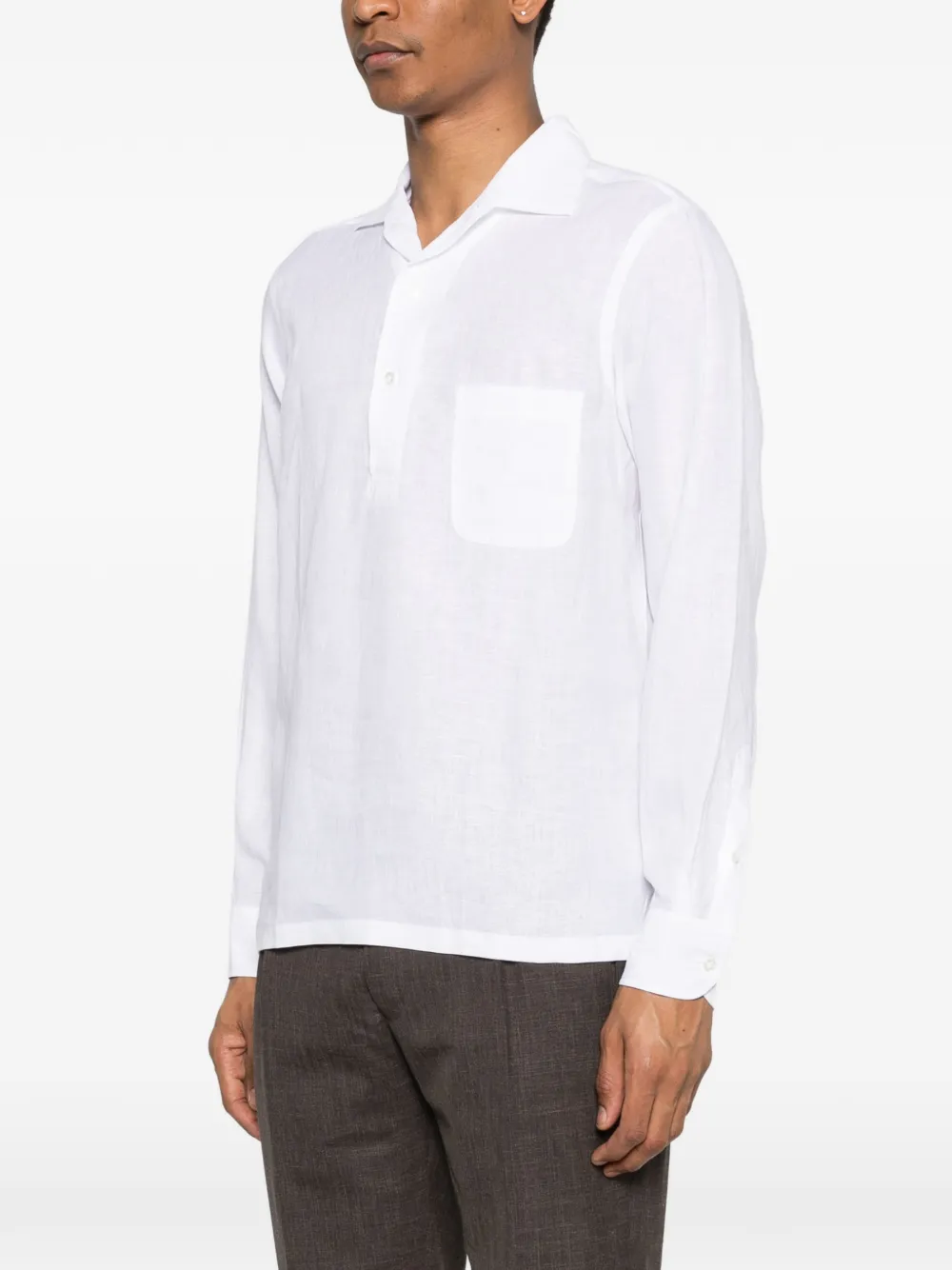  Lardini Buttoned Shirt - White 