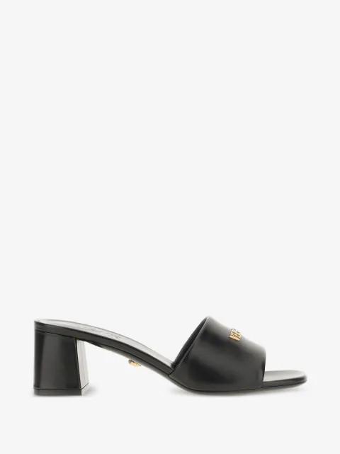 Versace sandalias con placa del logo
