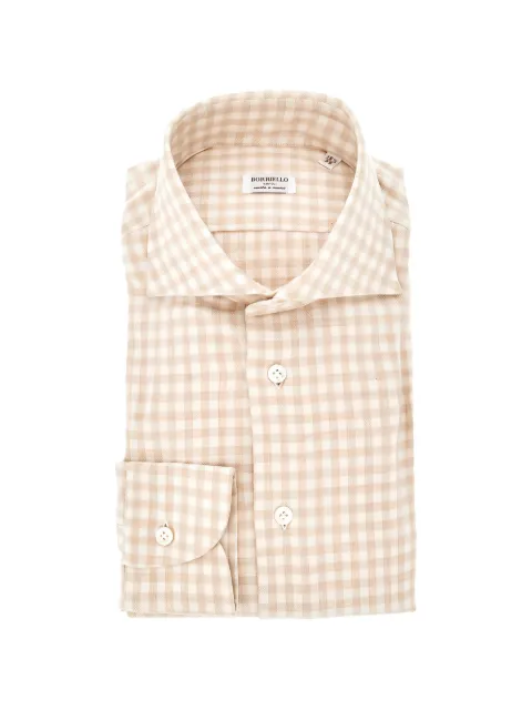 BORRIELLO NAPOLI gingham shirt