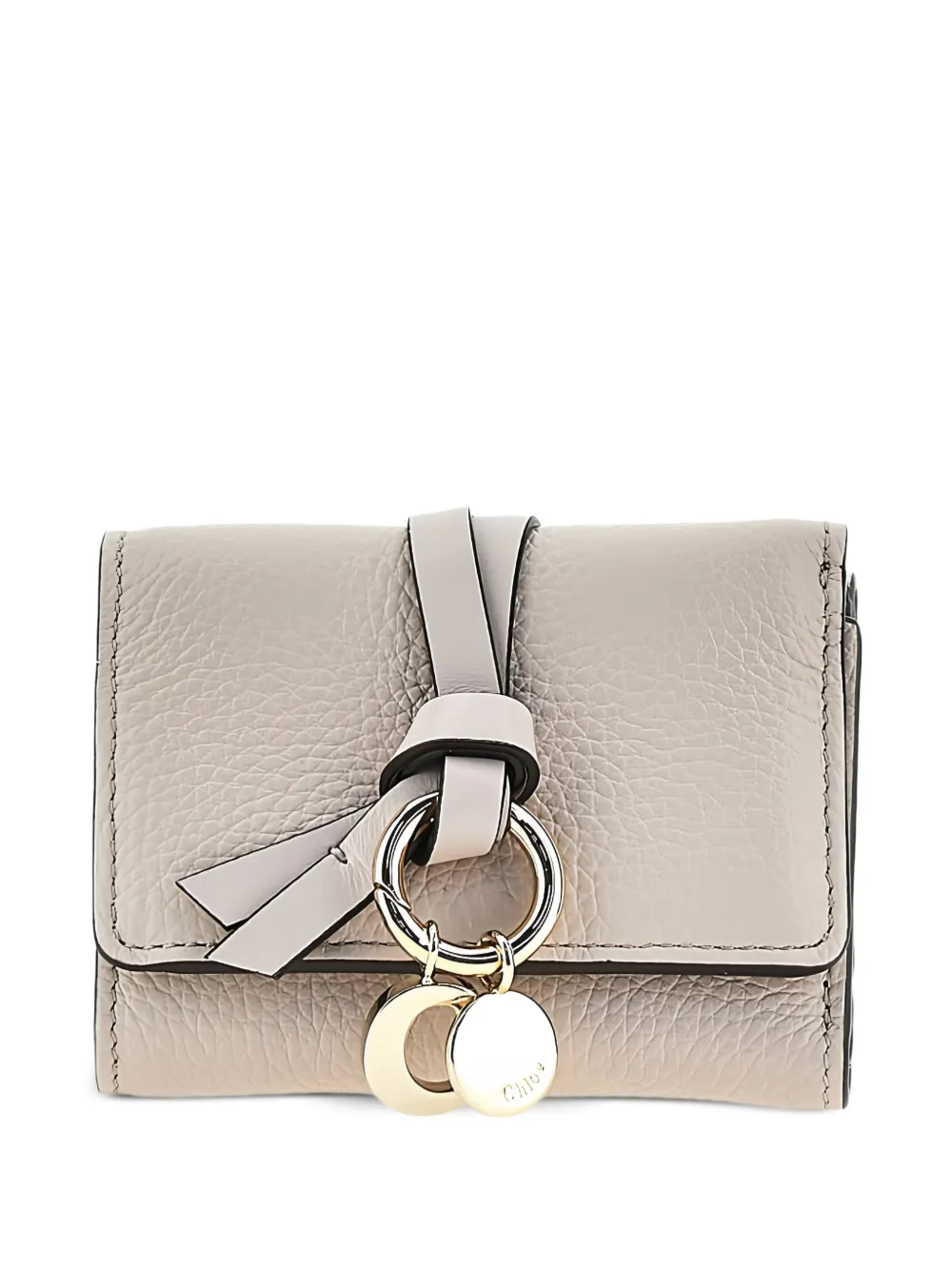 Chloé knot charm wallet - Nude