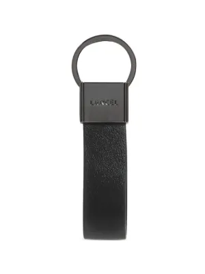 GALEE ブラックレザーキーホルダー Lancel Dragonne レザーキーホルダー | ブルー | FARFETCH JP