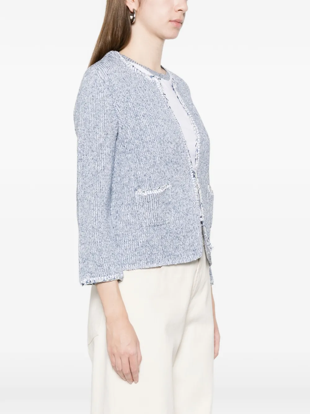  Amina Rubinacci Vivienne Cardigan - Blue 
