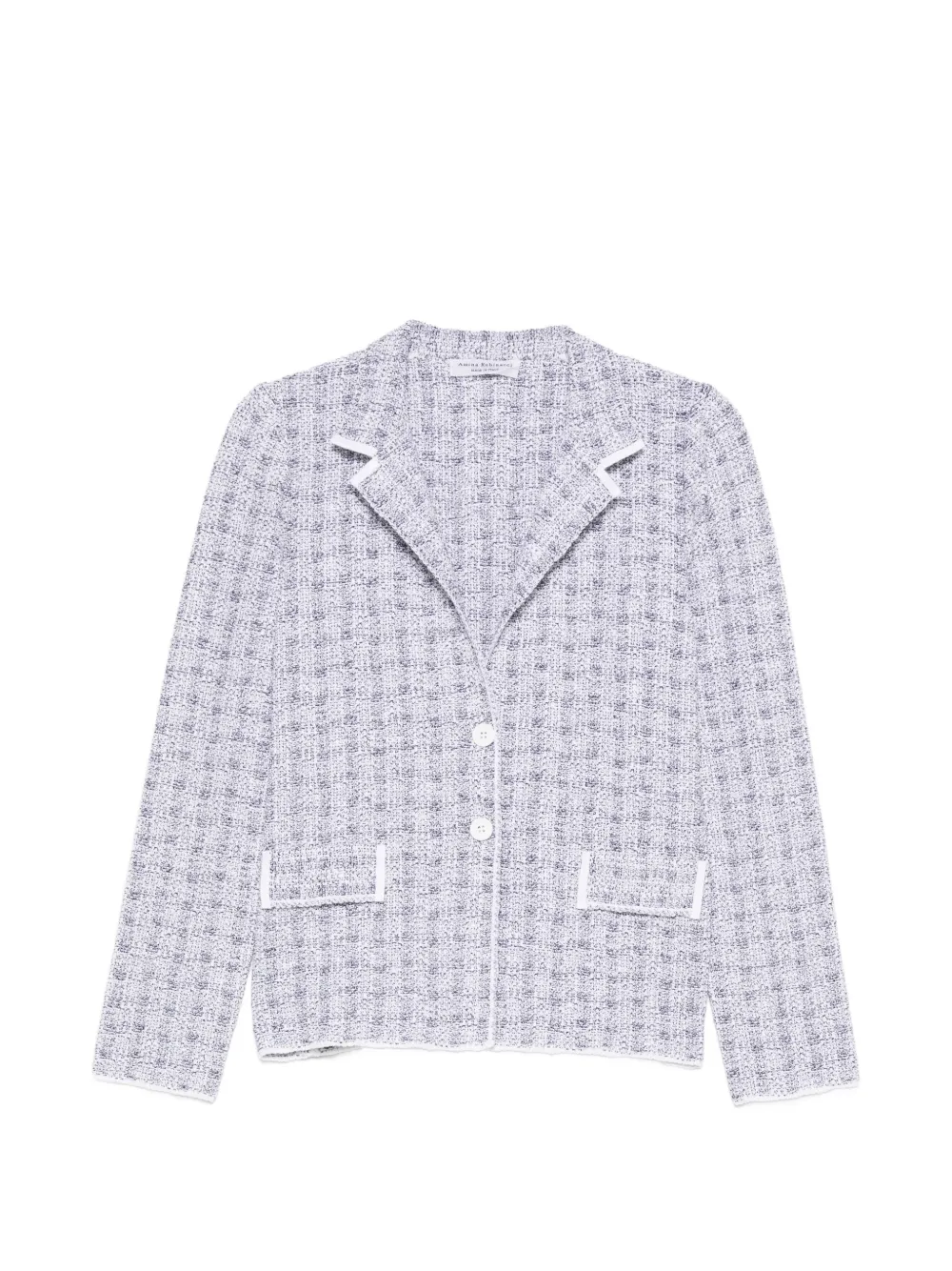 Amina Rubinacci Veronica tweed jacket - Bianco