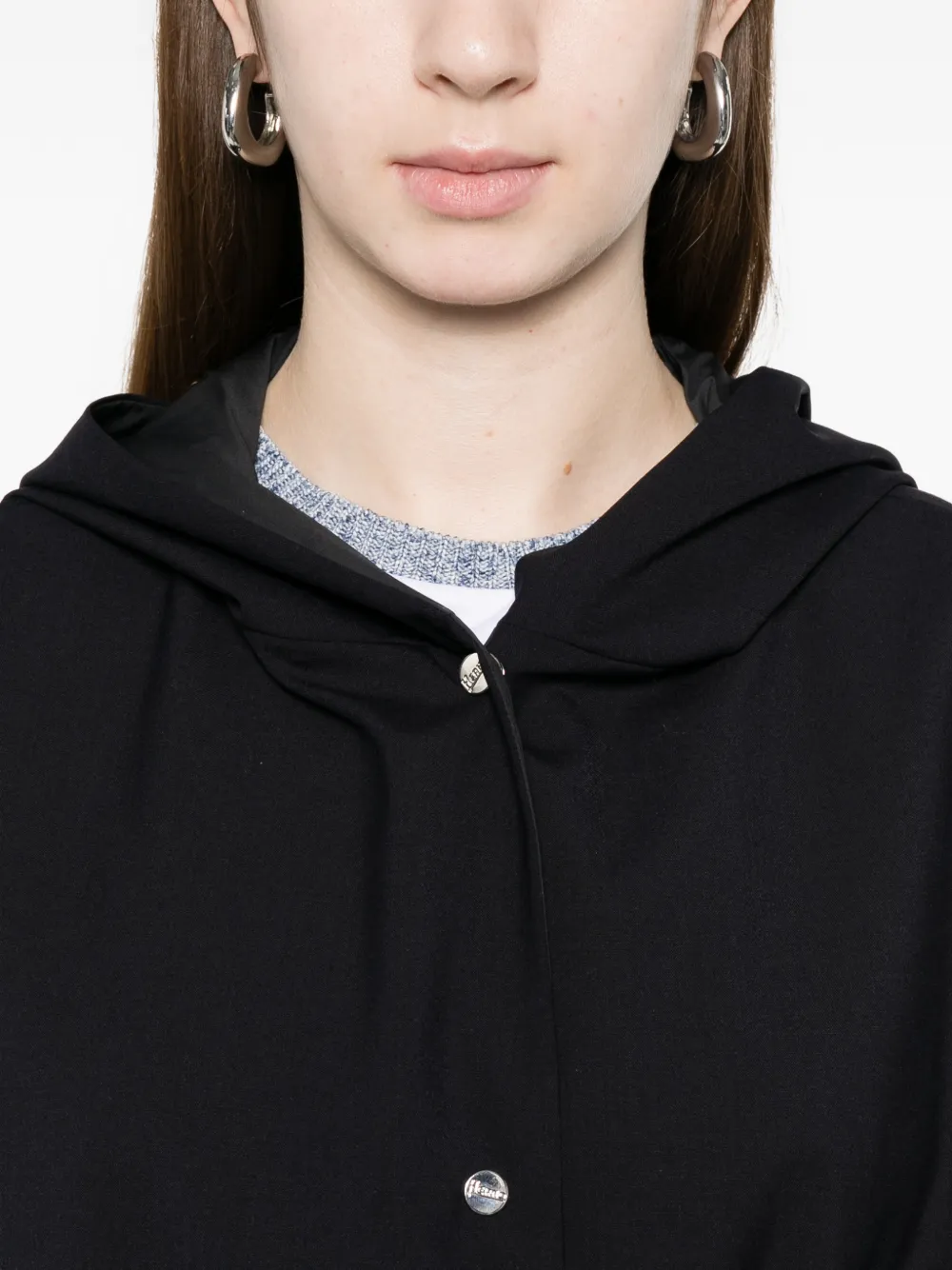 Herno Omkeerbare parka met capuchon Blauw