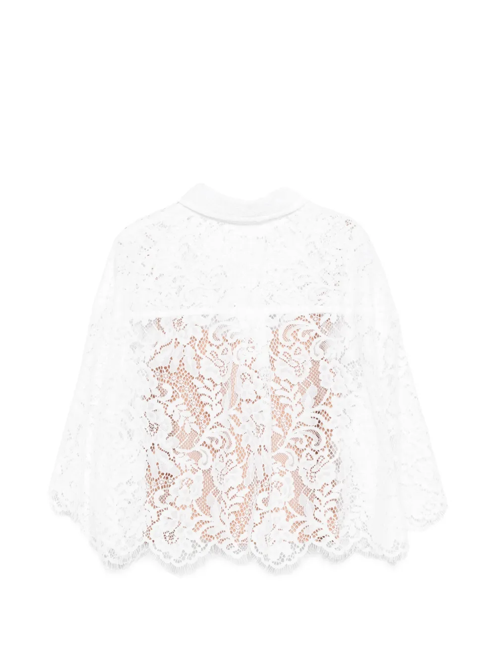  Michael Kors Lace-overlay Shirt - White 