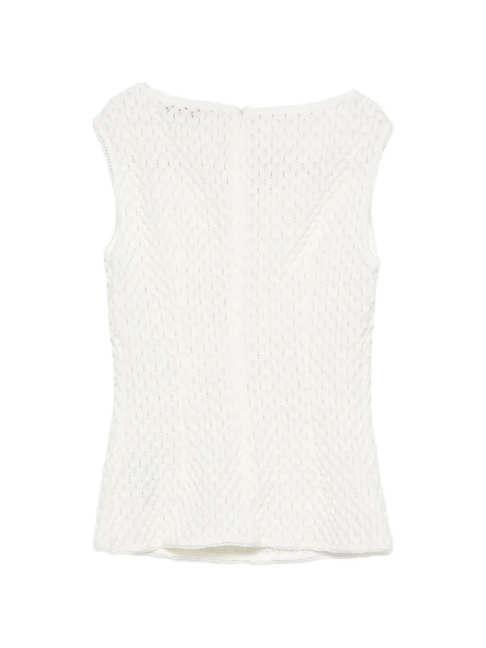 Textured Sleeveless Vest 