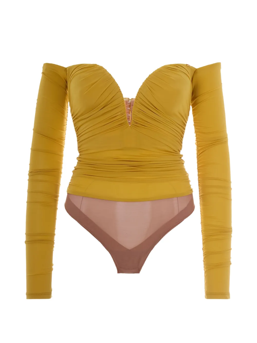 Elisabetta Franchi off-shoulder top - Giallo