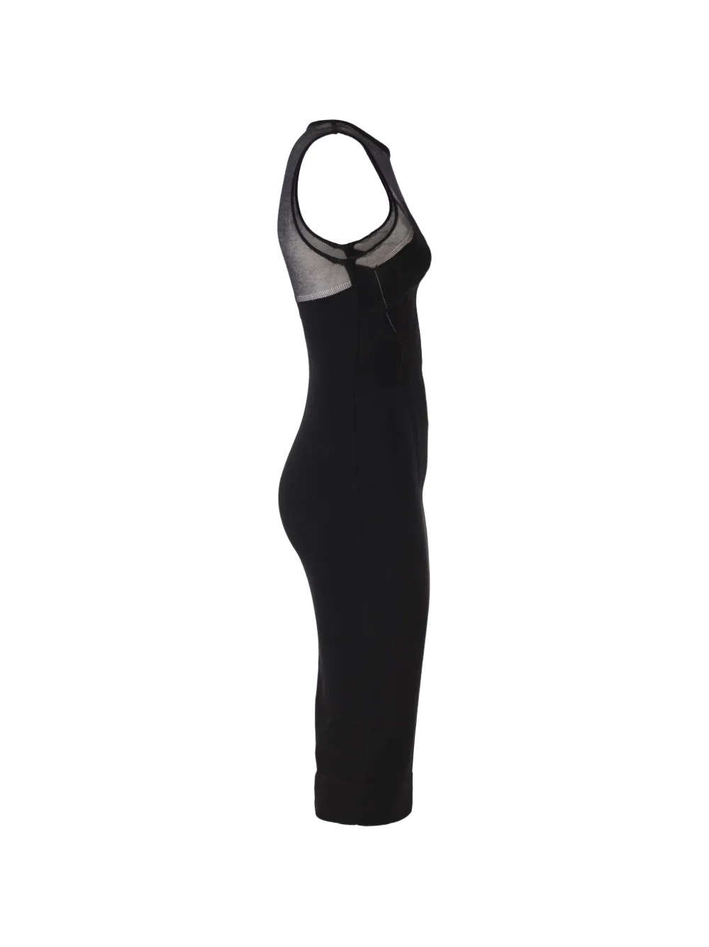 Elisabetta Franchi Jurk met doorzichtig detail Zwart
