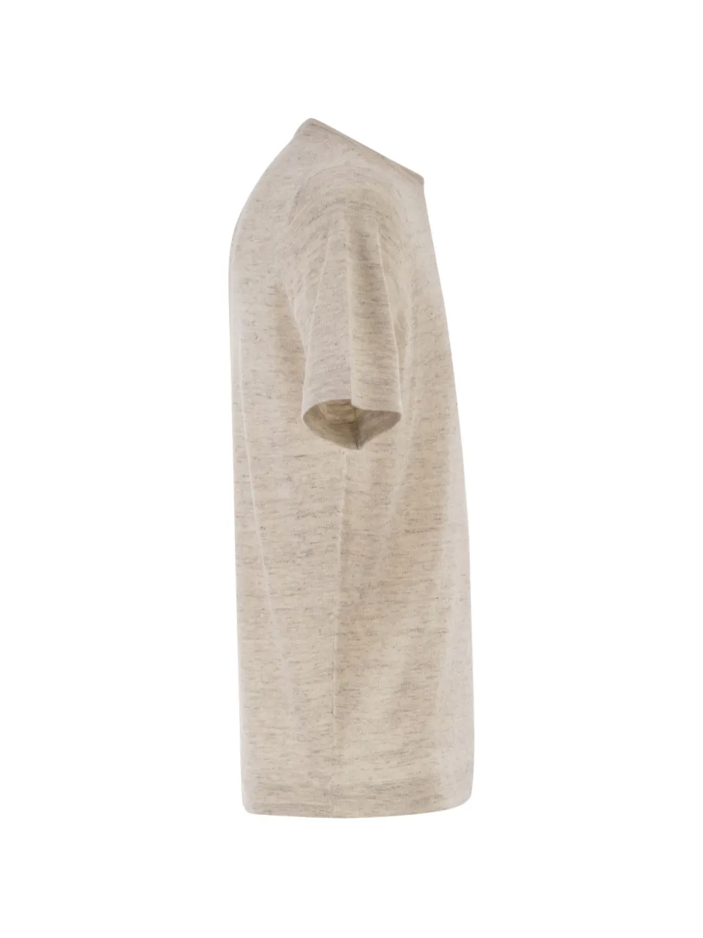 Brunello Cucinelli T-shirt met ronde hals Beige