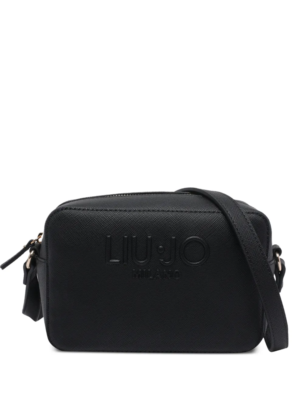 LIU JO Borsa a tracolla con logo goffrato - Nero