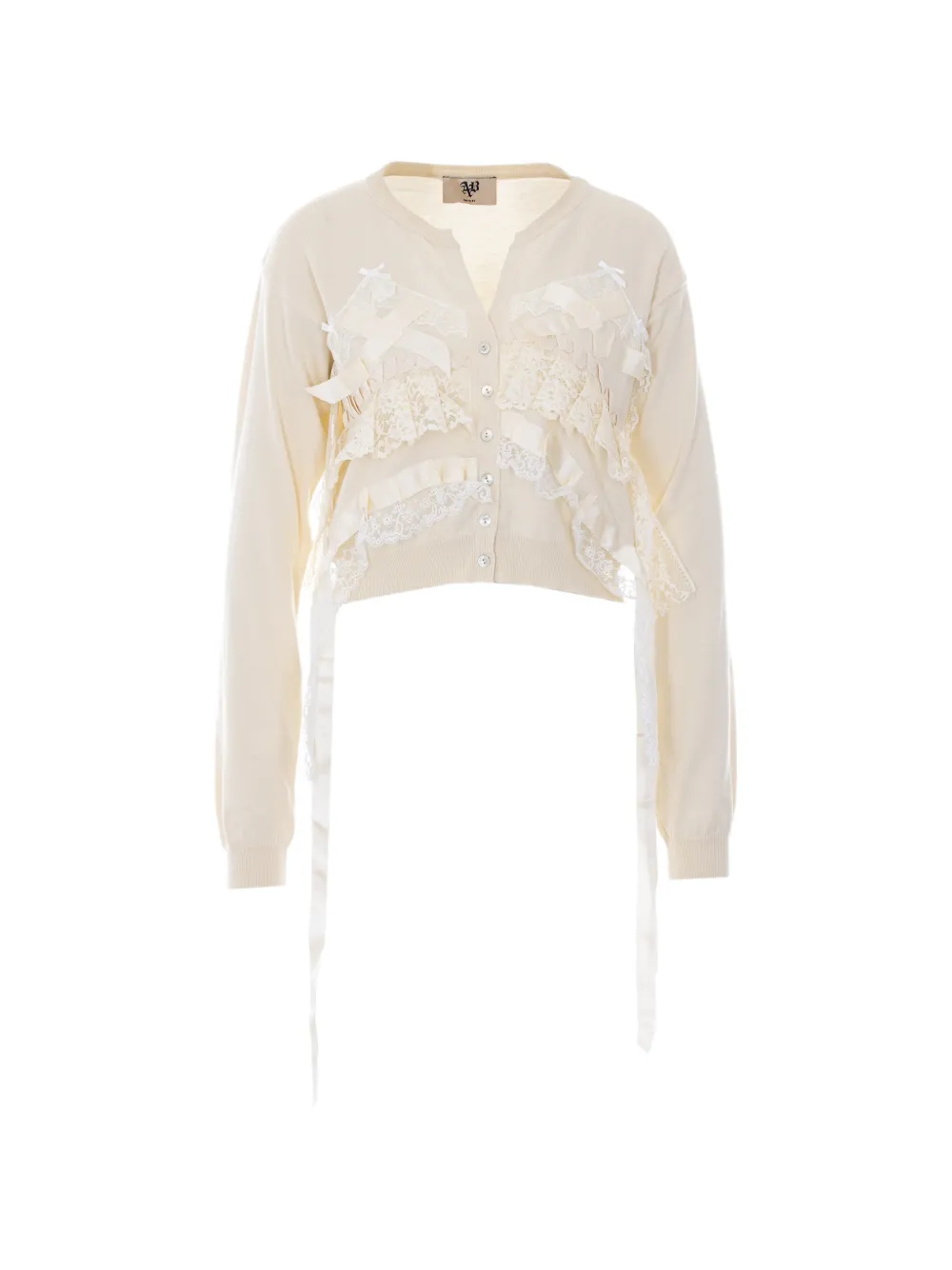 Aniye By Cardigan Angie con scollo a V - Bianco