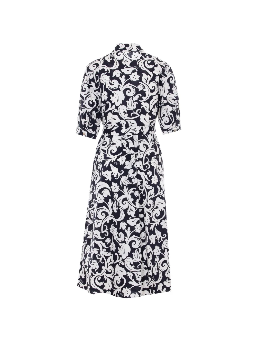LIU JO Popeline midi-jurk Blauw
