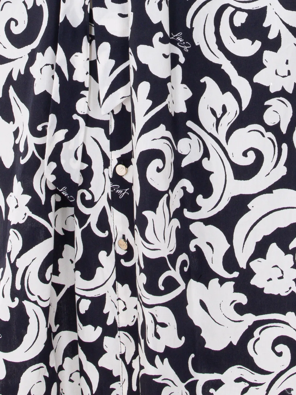 LIU JO Popeline midi-jurk Blauw