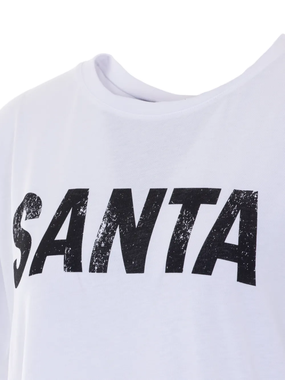 Santa-Print T-Shirt