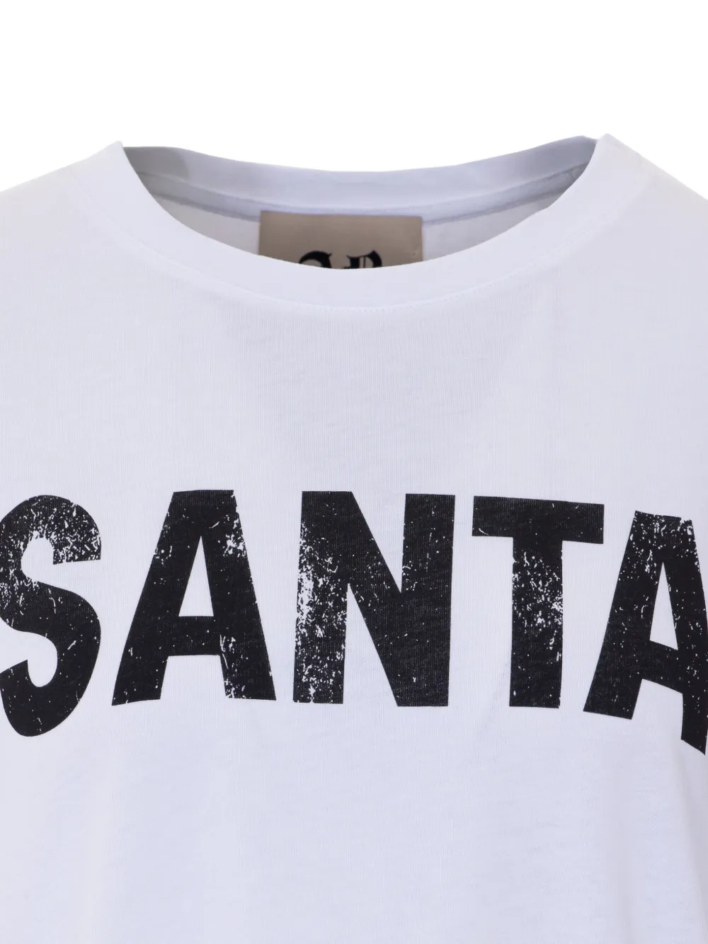 Santa-Print T-Shirt