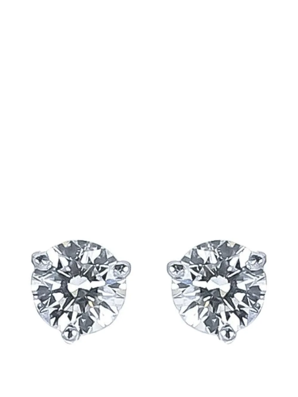 NIMO WITH LOVE diamond solitaire earrings - Argento