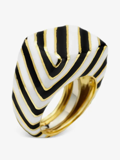 David Webb striped ring