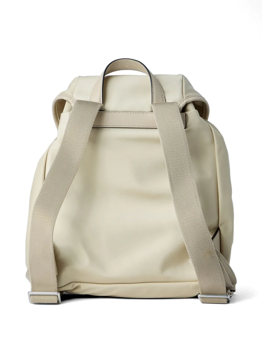  Moncler Trick Buckle Logo Backpack - Neutrals 