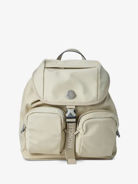 Moncler Trick buckle logo backpack