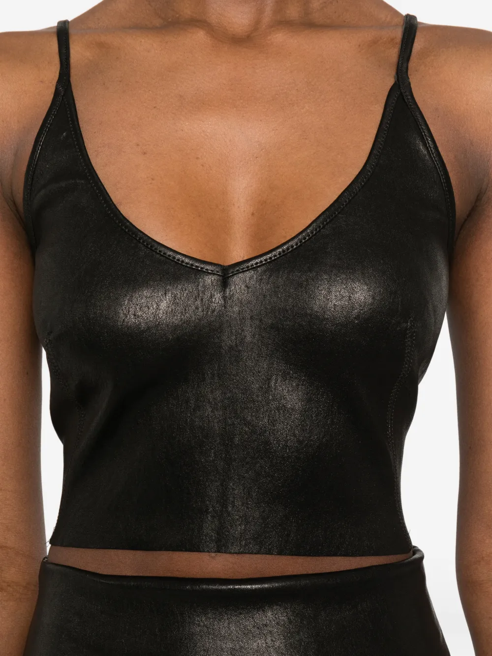 Rick Owens Top met V-hals Zwart