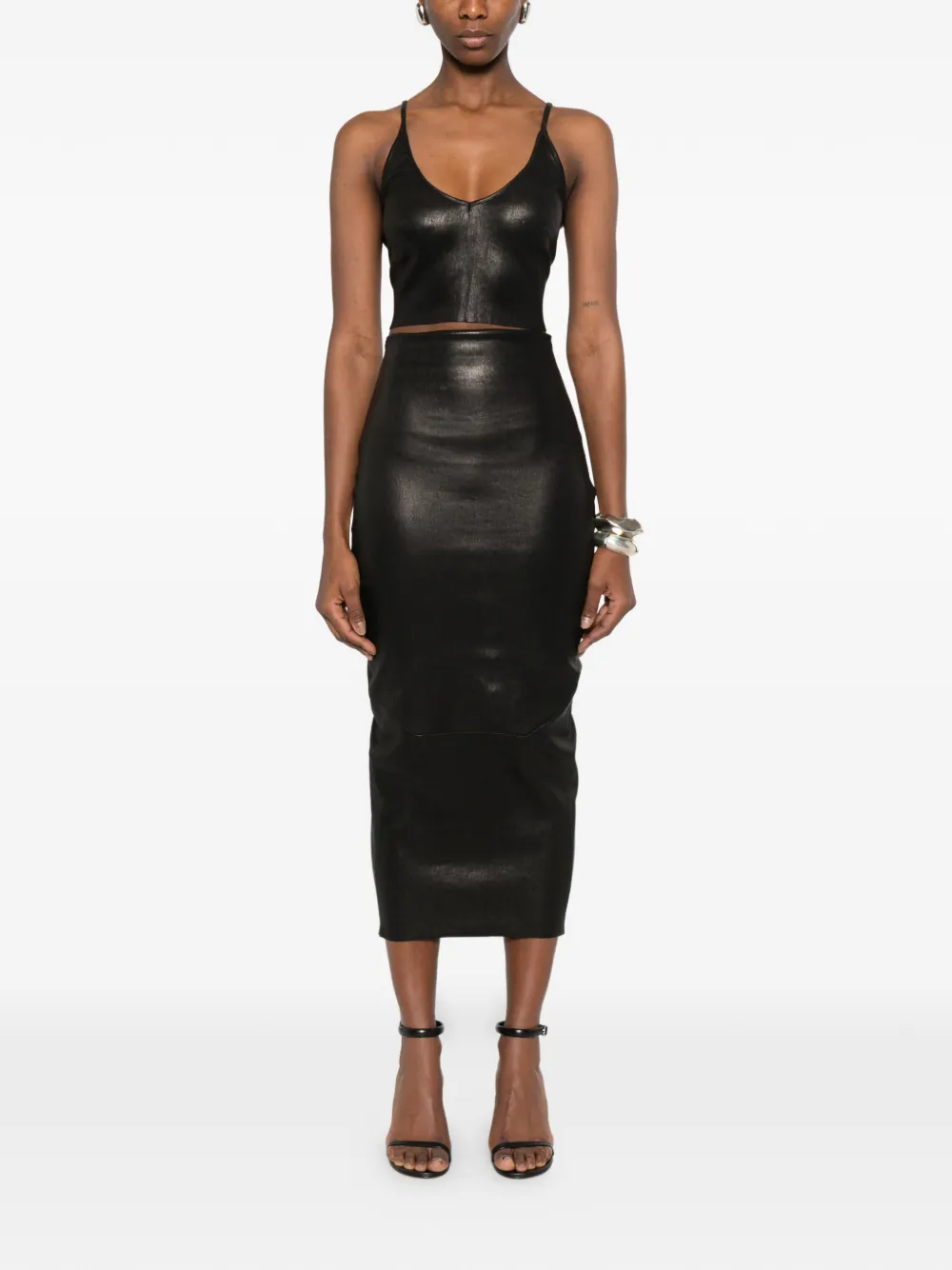 Rick Owens Top met V-hals Zwart