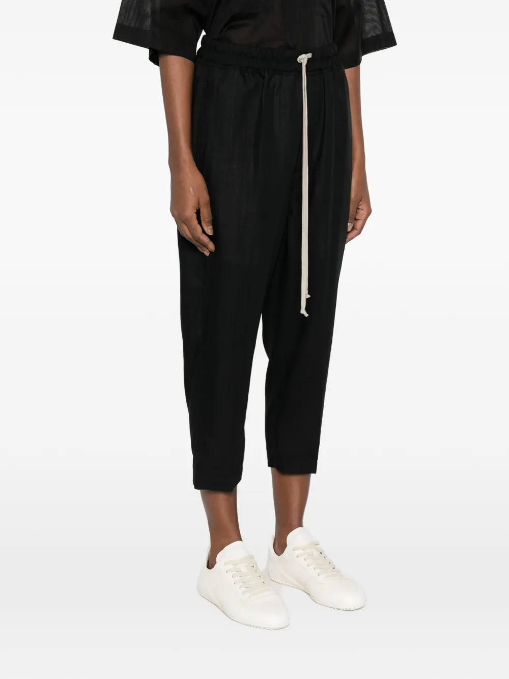  Rick Owens Astaires Drawstring Trousers - Black 
