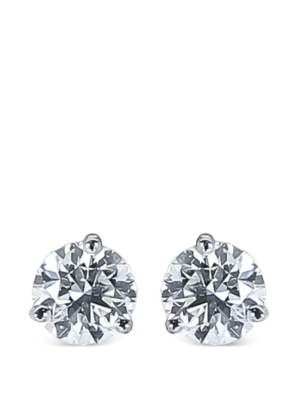 NIMO WITH LOVE diamond solitaire stud earrings - Argento