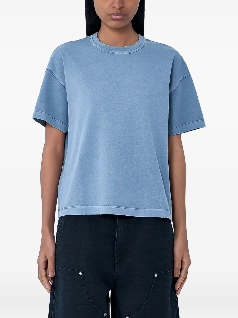 Carhartt WIP oversized raw edge T-shirt - Blu