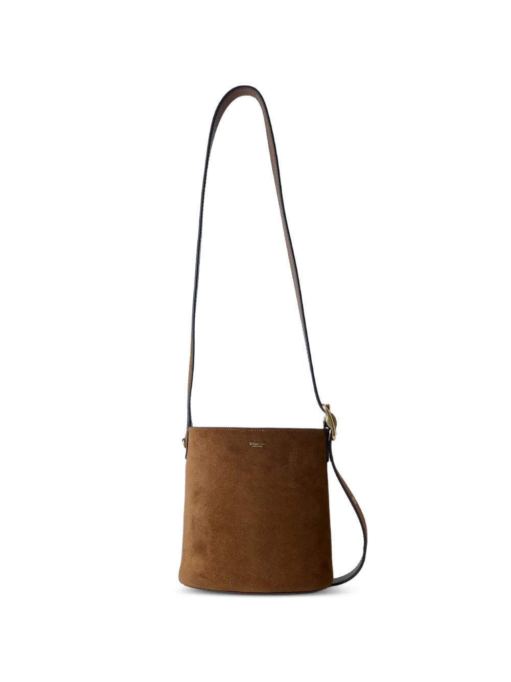 Coach Bleecker 21 suede bucket bag - Marrone