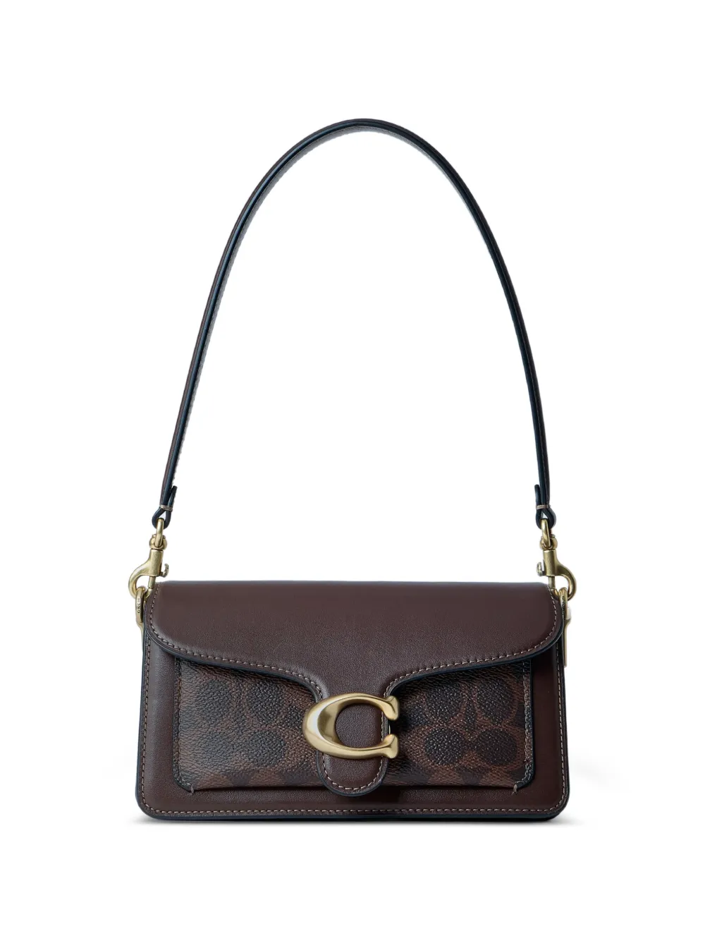 Coach Tabby flap shoulder bag - Marrone