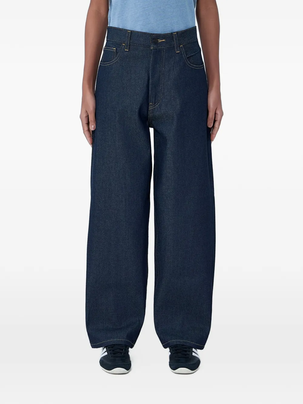 Carhartt WIP W' Brandon five-pocket wide-leg trousers - Blu