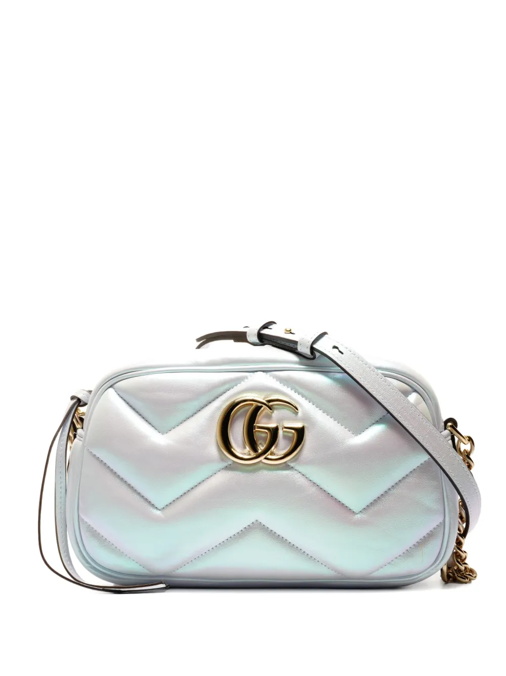 Gucci Pre-Owned 2015 GG Marmont shoulder bag - Bianco
