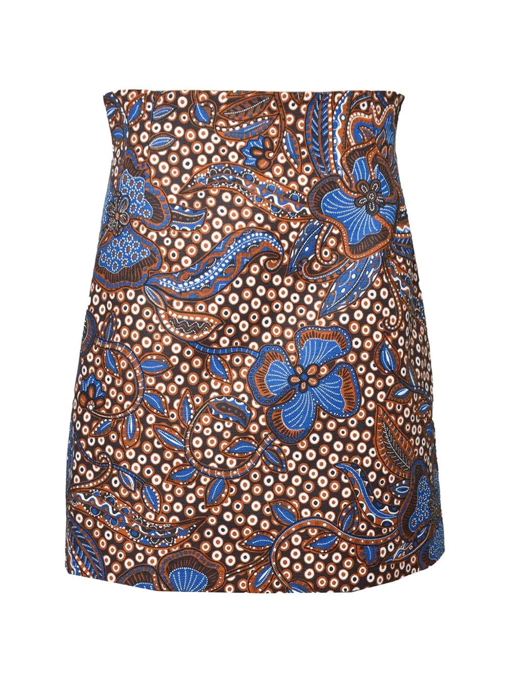Weekend Max Mara floral-print A-line mini skirt - Arancione
