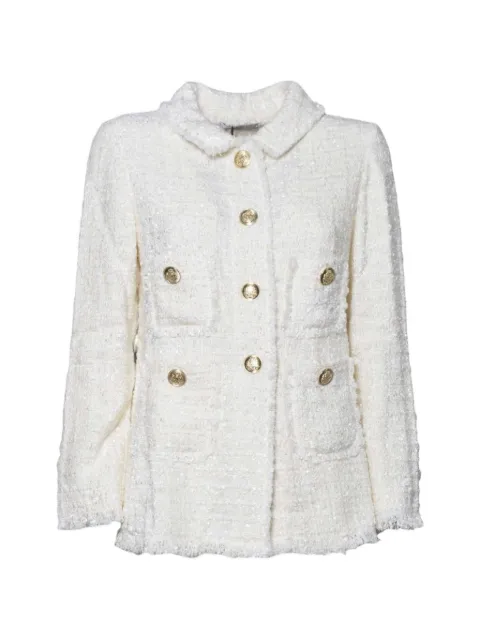 Charlott button frayed jacket