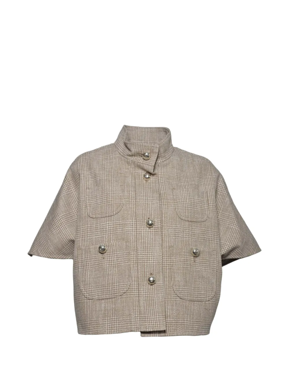 Max Mara patterned cotton jacket - Toni neutri
