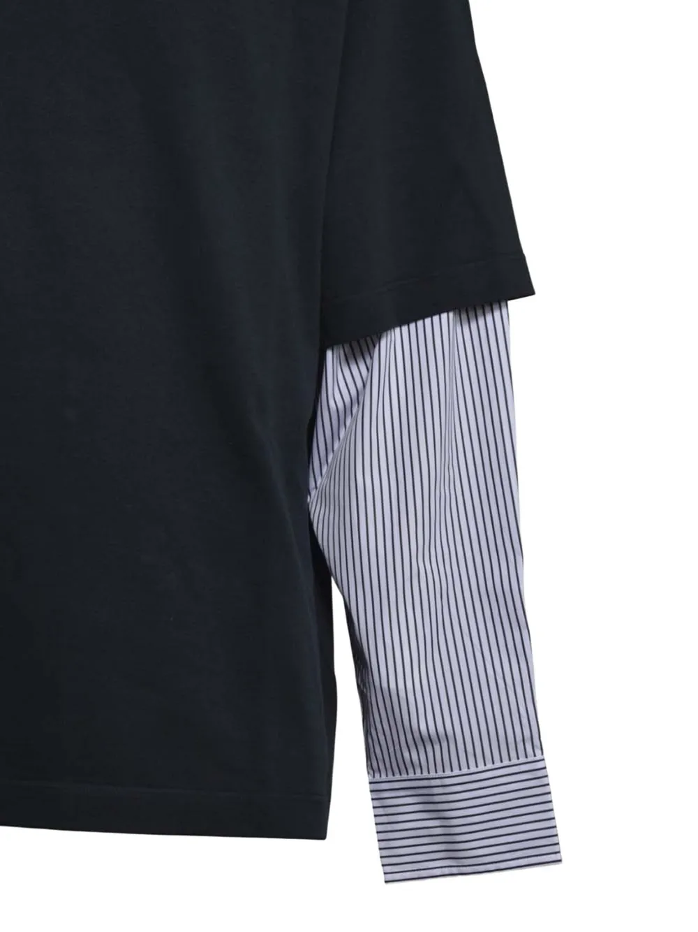 Jil Sander Gelaagde T-shirt met strepen Blauw