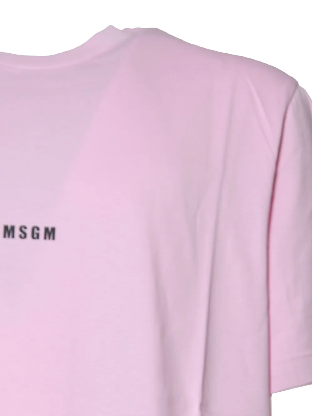 MSGM T-shirt met logoprint met ronde hals Roze