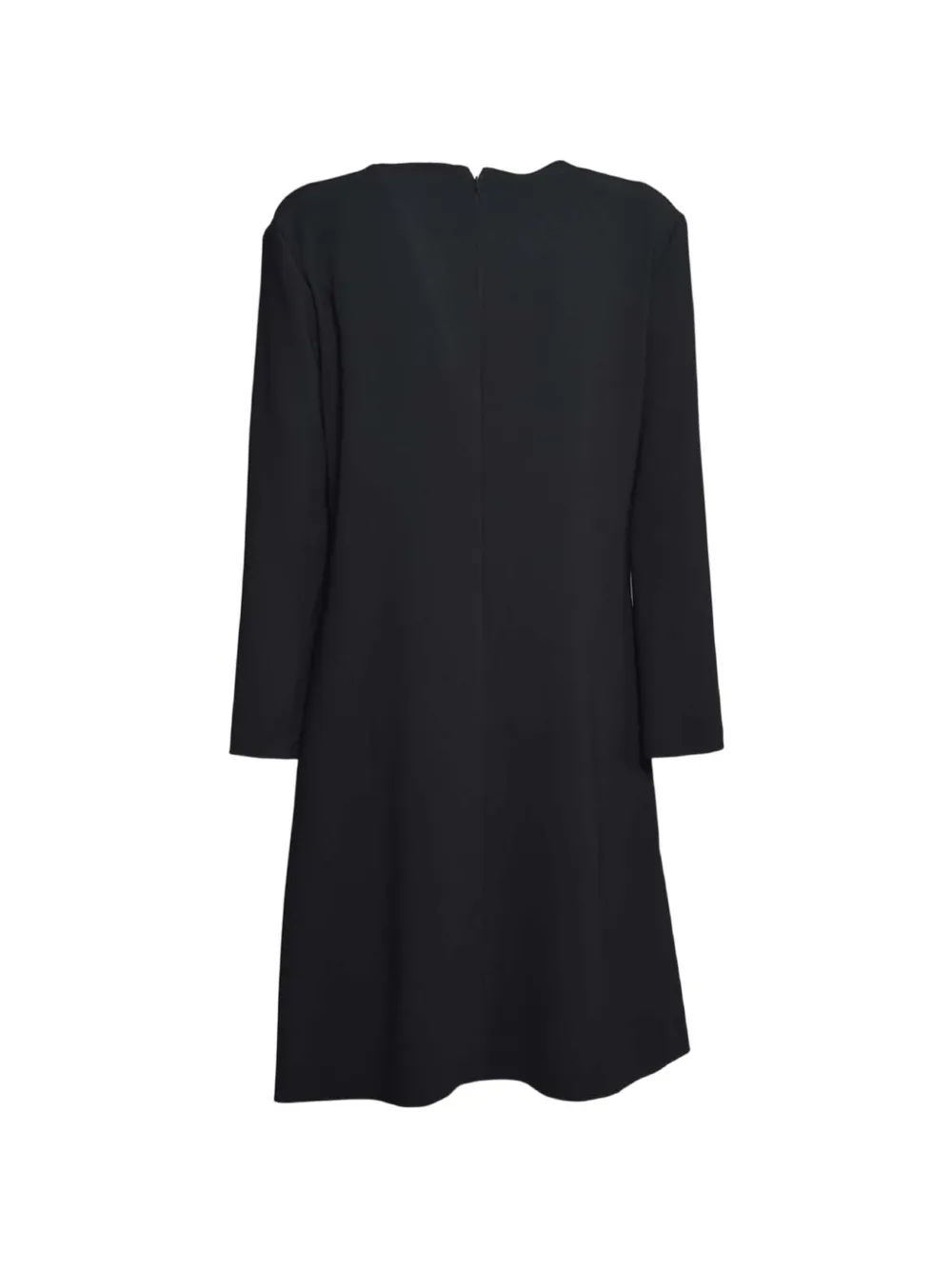  Aspesi V-neck Mini Dress - Black 