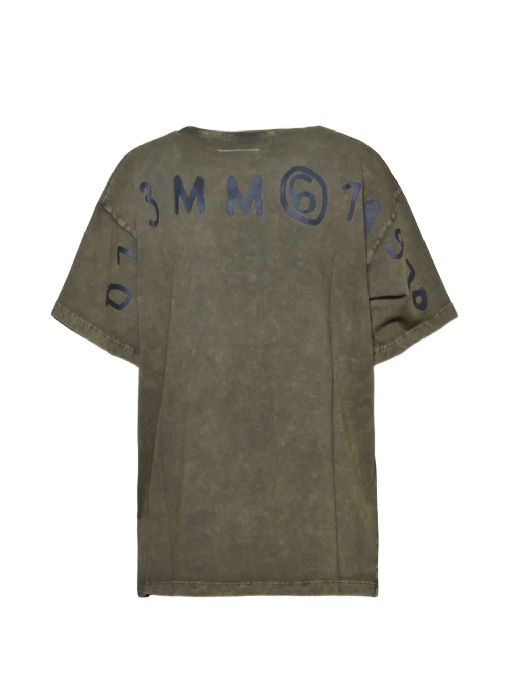 MM6 Maison Margiela Kids Grafisch T-shirt Groen