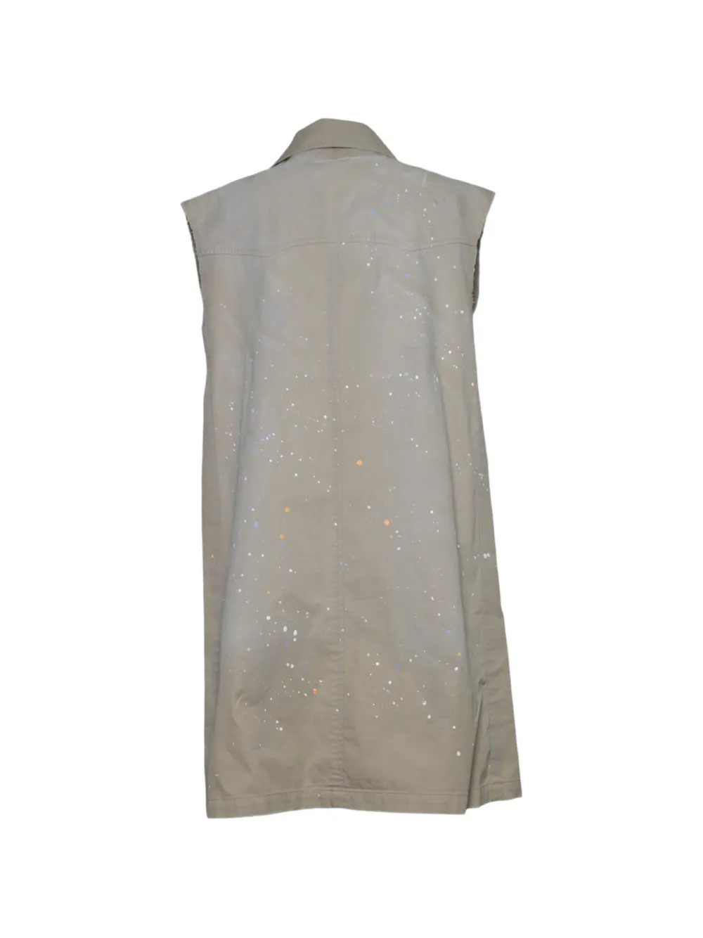 MM6 Maison Margiela Kids Mouwloos jack met spatten Beige