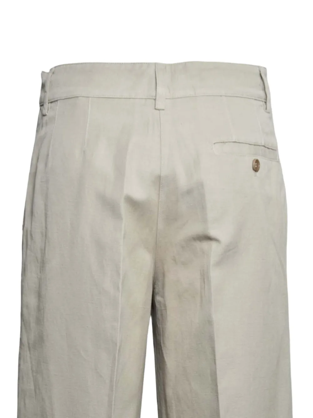 ASPESI Broek met knopen Beige