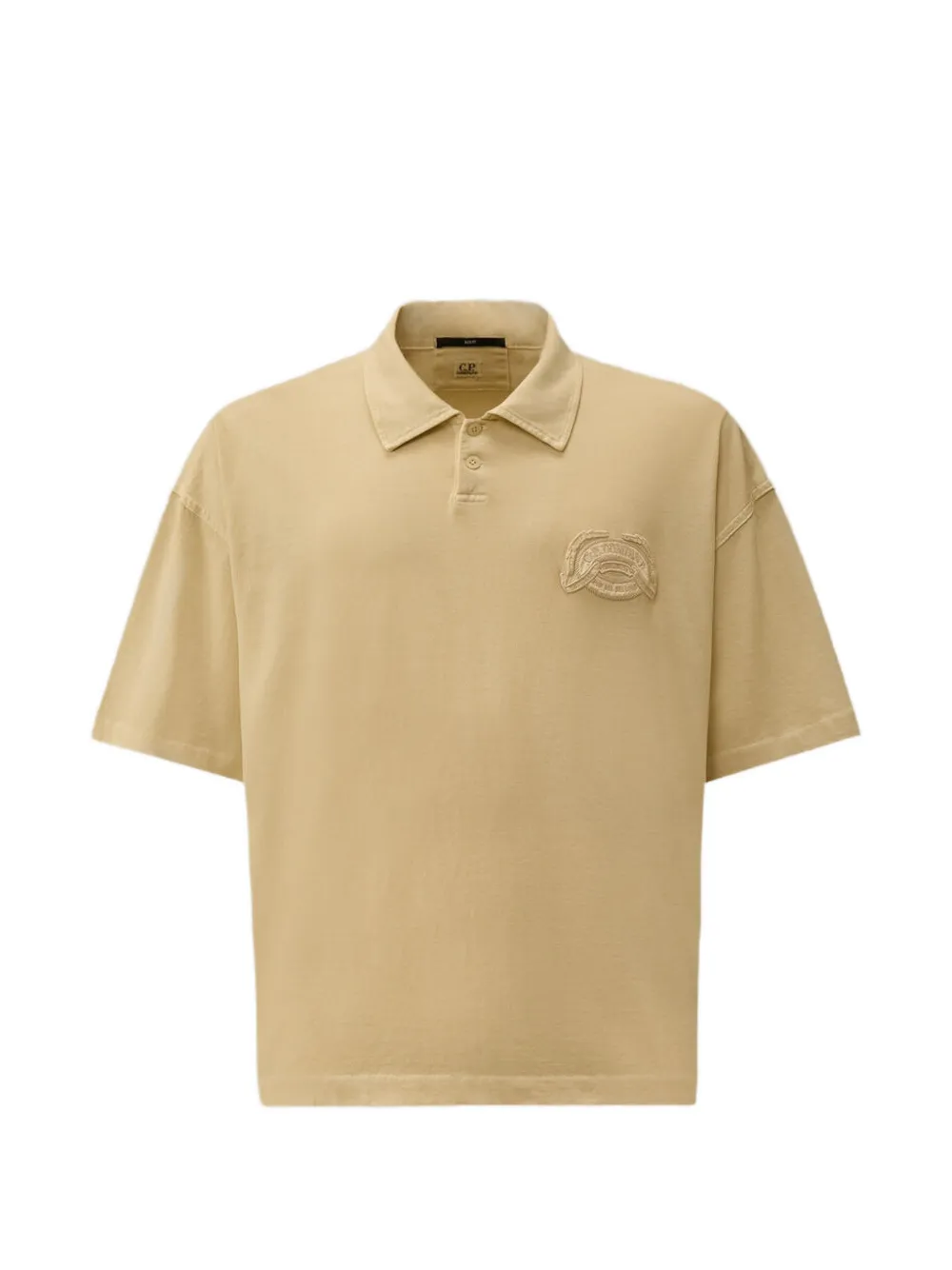 C.P. Company Poloshirt met borduurwerk Beige