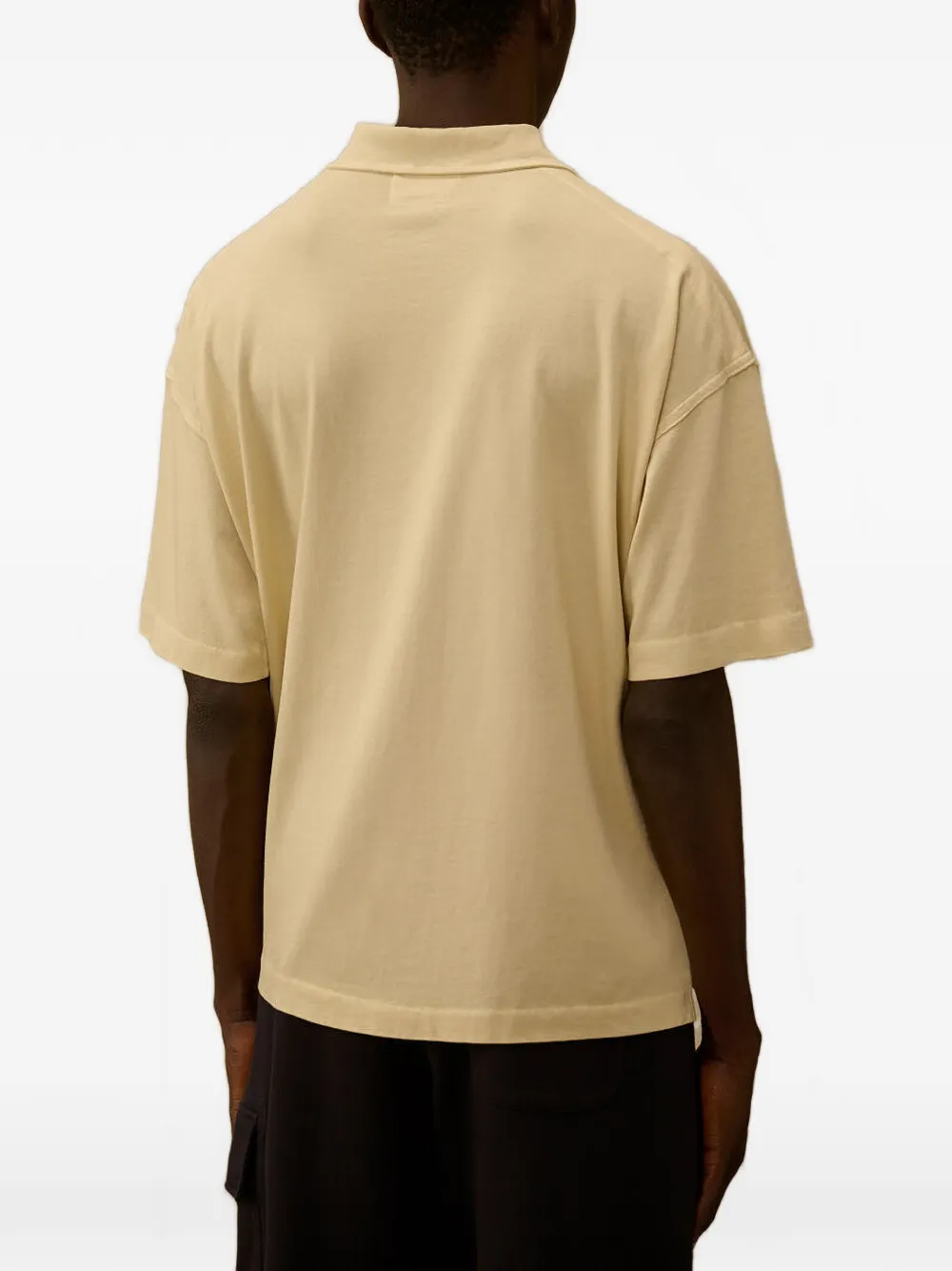 C.P. Company Poloshirt met borduurwerk Beige